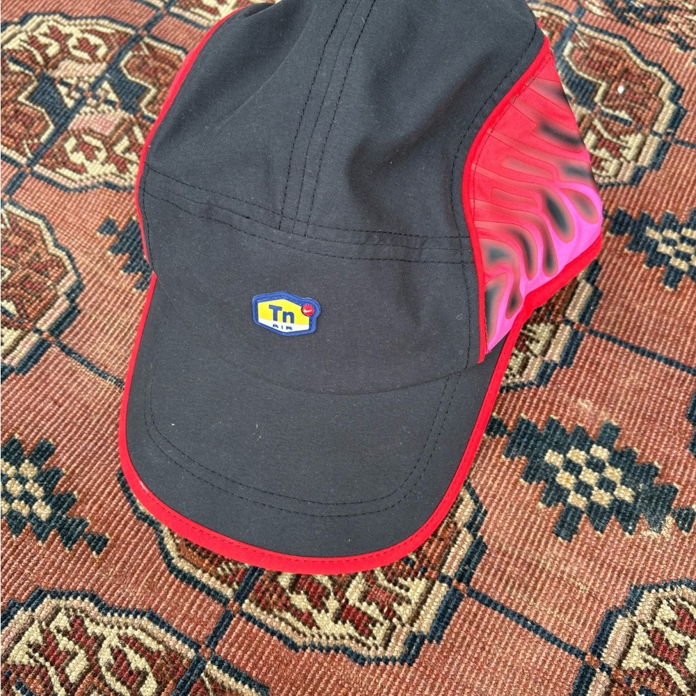 Supreme + Nike Black and Red Hat